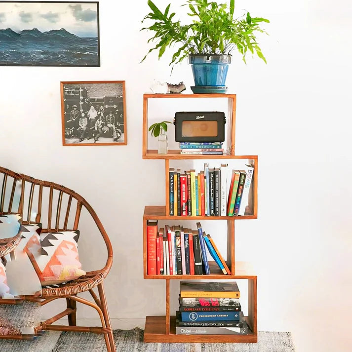 Modern Bookshelf 4 Tier For Home and Office