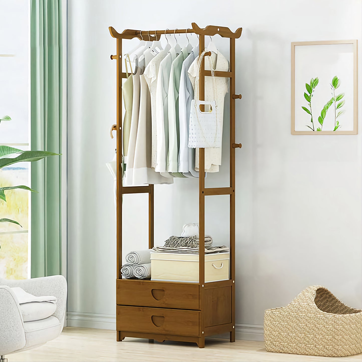 Wooden Multi Layer Alna & 2 Drawers for Bedroom