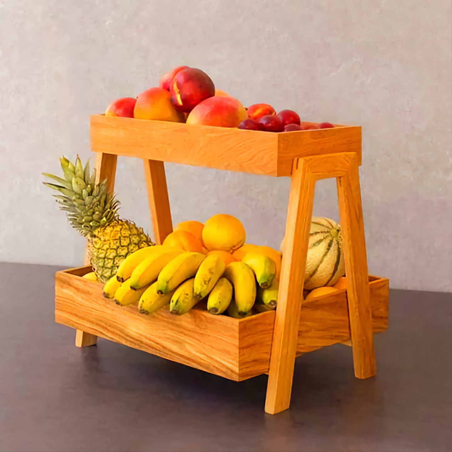 Wooden Fruits Basket – Stylish & Durable Fruit Storage for Your Kitchen & Dining