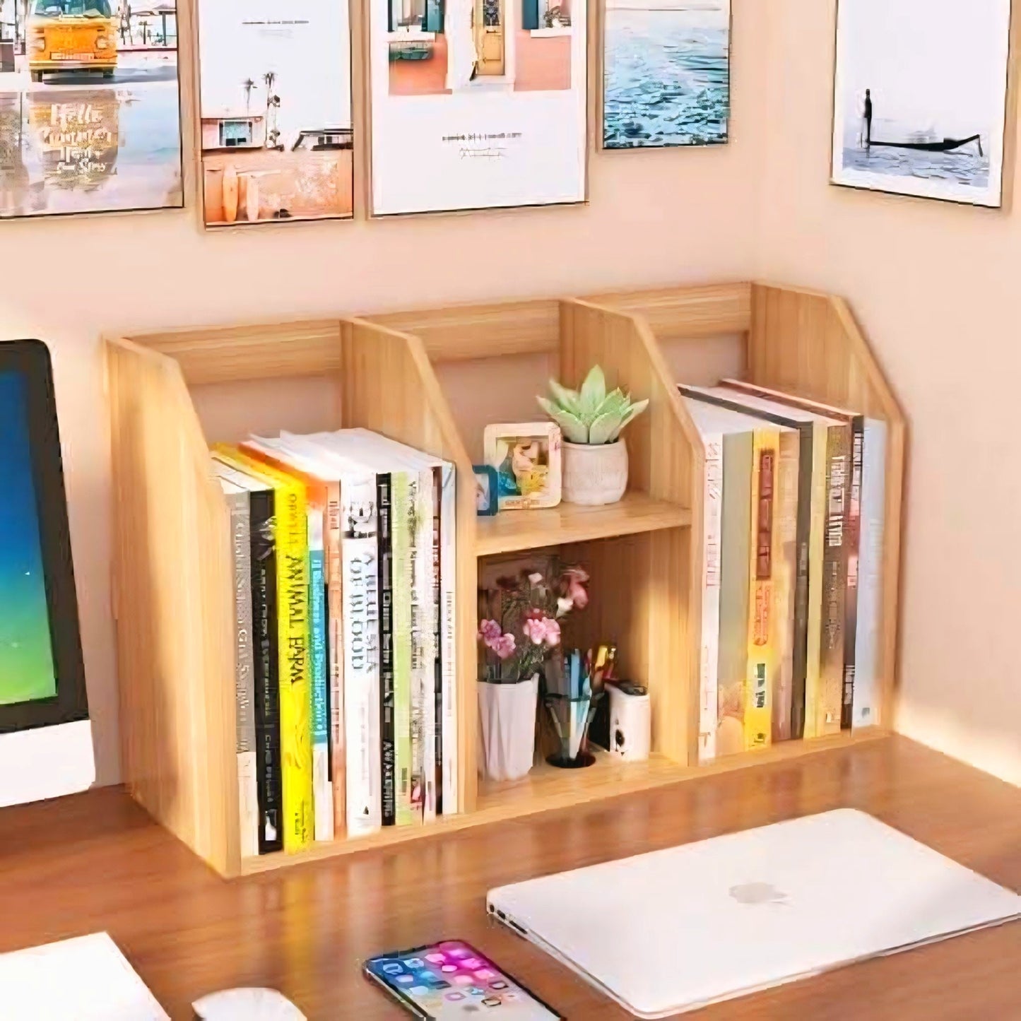 Tabletop Bookshelf – Perfect for Office & Home Use