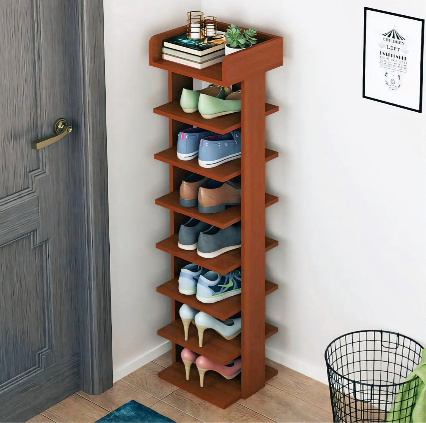 Single Row Shoe Rack
