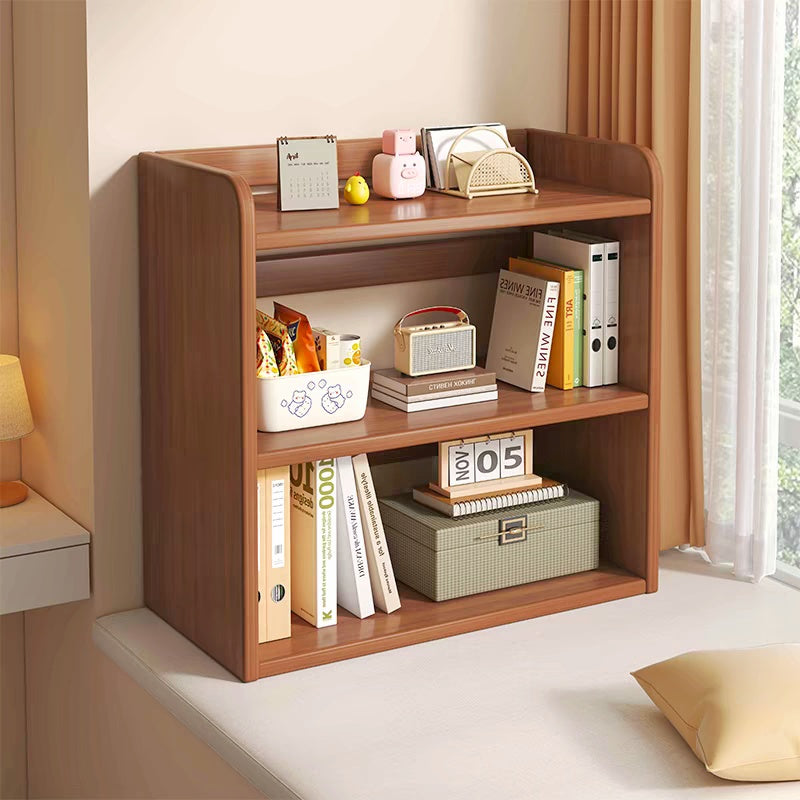 Compact Wooden Table Bookshelf | Perfect for Reading & Office Rooms