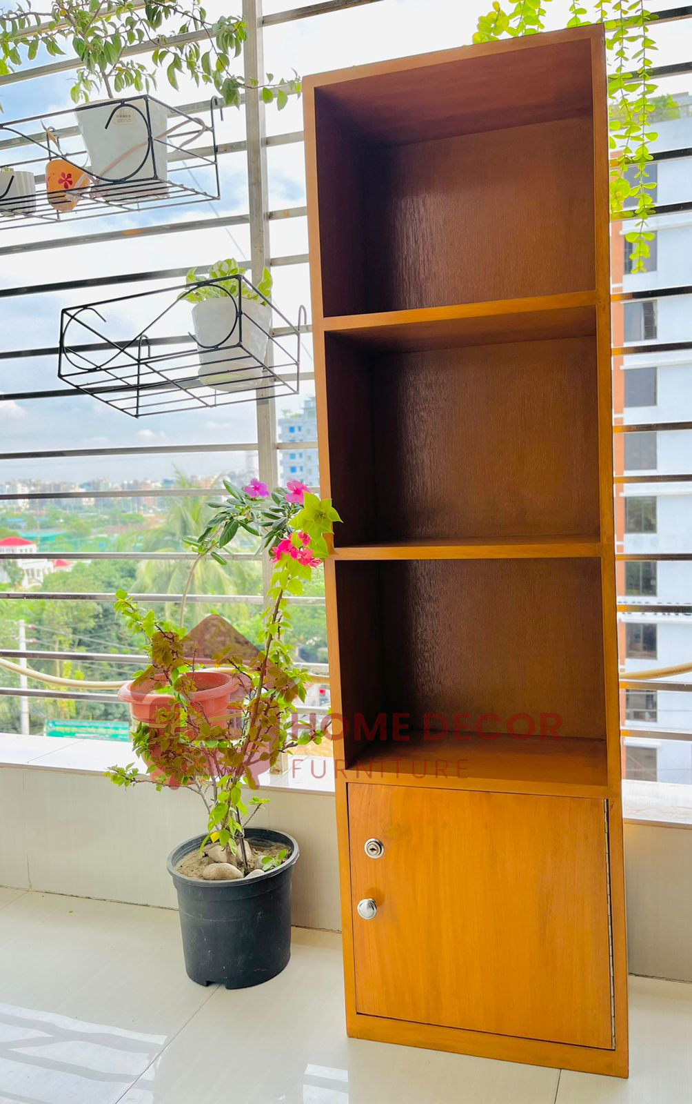 Stylish Mini Bookshelf | Four -Tier Storage for Office & Home Decor