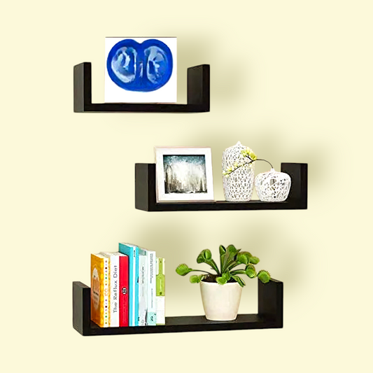 Minimalist 3 pics Wall Shelf for Decorating your home/office