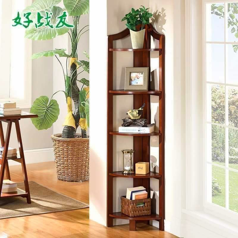 Wooden wall Corner Shelf
