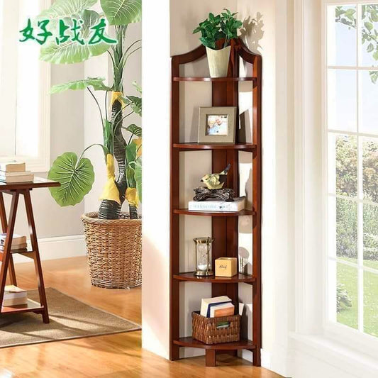 Wooden wall Corner Shelf