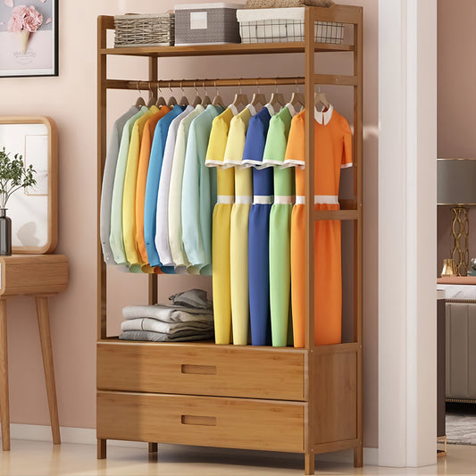 Exclusive Wooden Anla with 2 biggest Drawers Clothes Stand