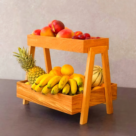 Wooden Fruits Basket – Stylish & Durable Fruit Storage for Your Kitchen & Dining