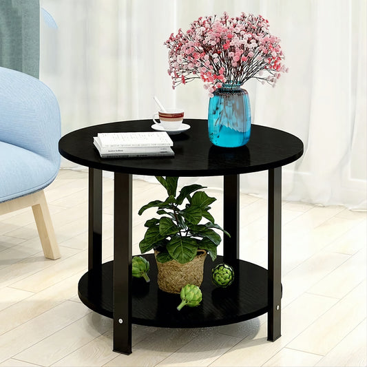 Round Tea Table for Living Room, Bedroom, Office