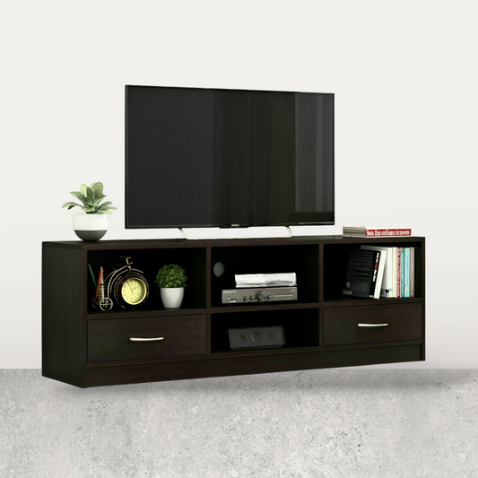 Wooden blocks Tv console Cabinet