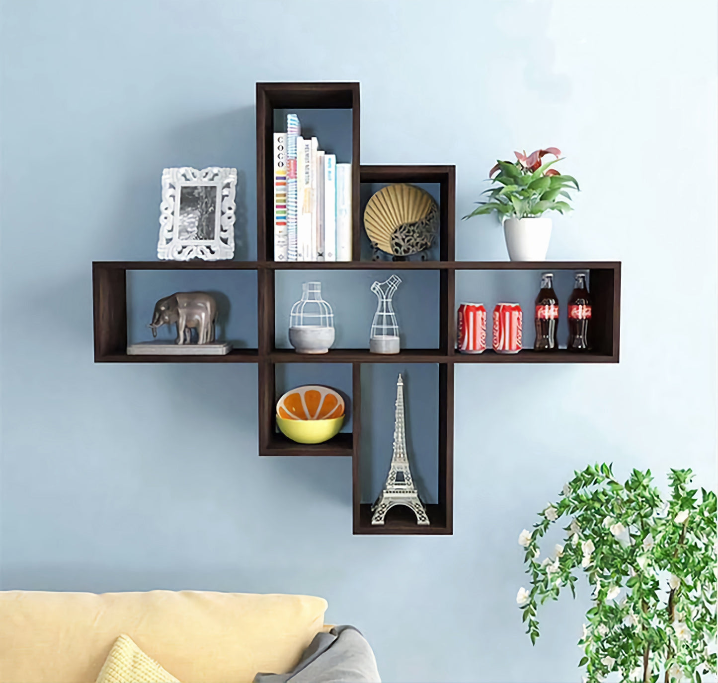 Wooden Wall shelf For your office/ room