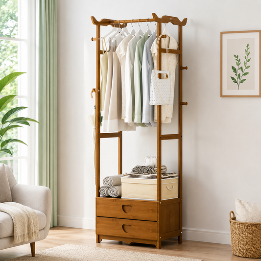 Wooden Multi Layer Alna & 2 Drawers for Bedroom