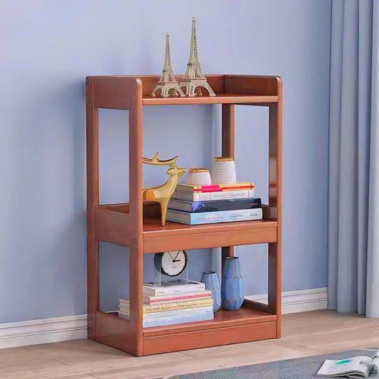 Premium 3-Row Wooden Bookshelf | Elegant Storage for Office & Home