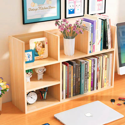 Sleek Modern Wooden Mini Bookshelf | Ideal for Office & Home Décor
