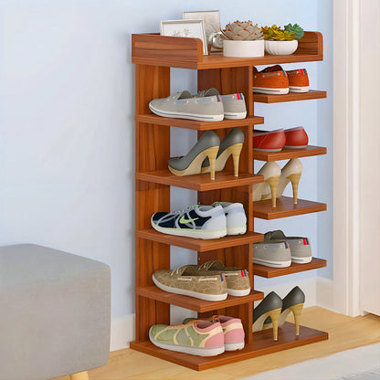 Mini Double Row Shoe Rack