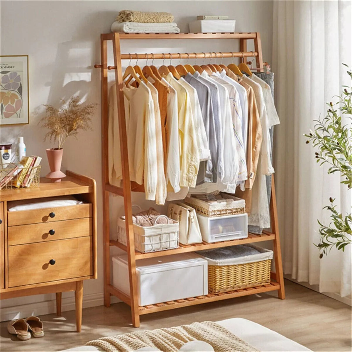 Exclusive Wooden Anla | Wooden Clothes Stand